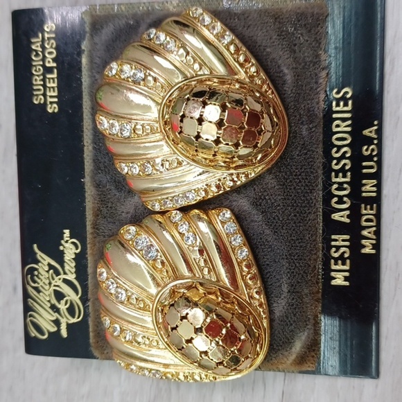 Whiting And Davis Vintage Earrings - Picture 9 of 10